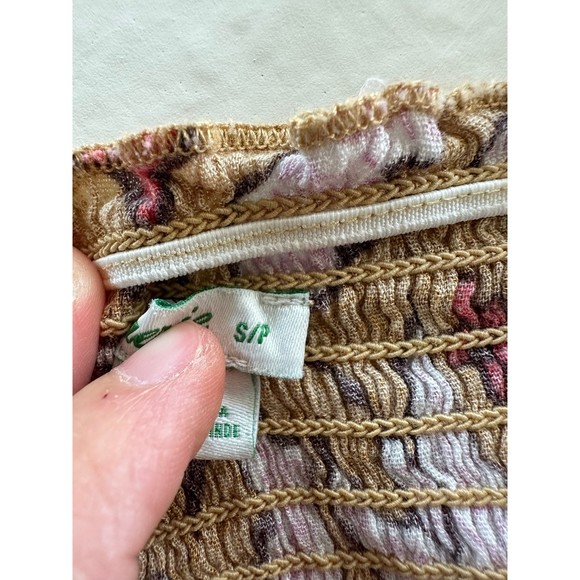 AERIE Floral Tulip Crop Top - Picture 5 of 9